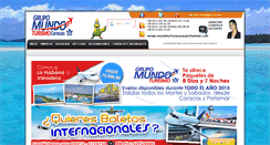 Desktop Screenshot of mundoturismocaracas.com